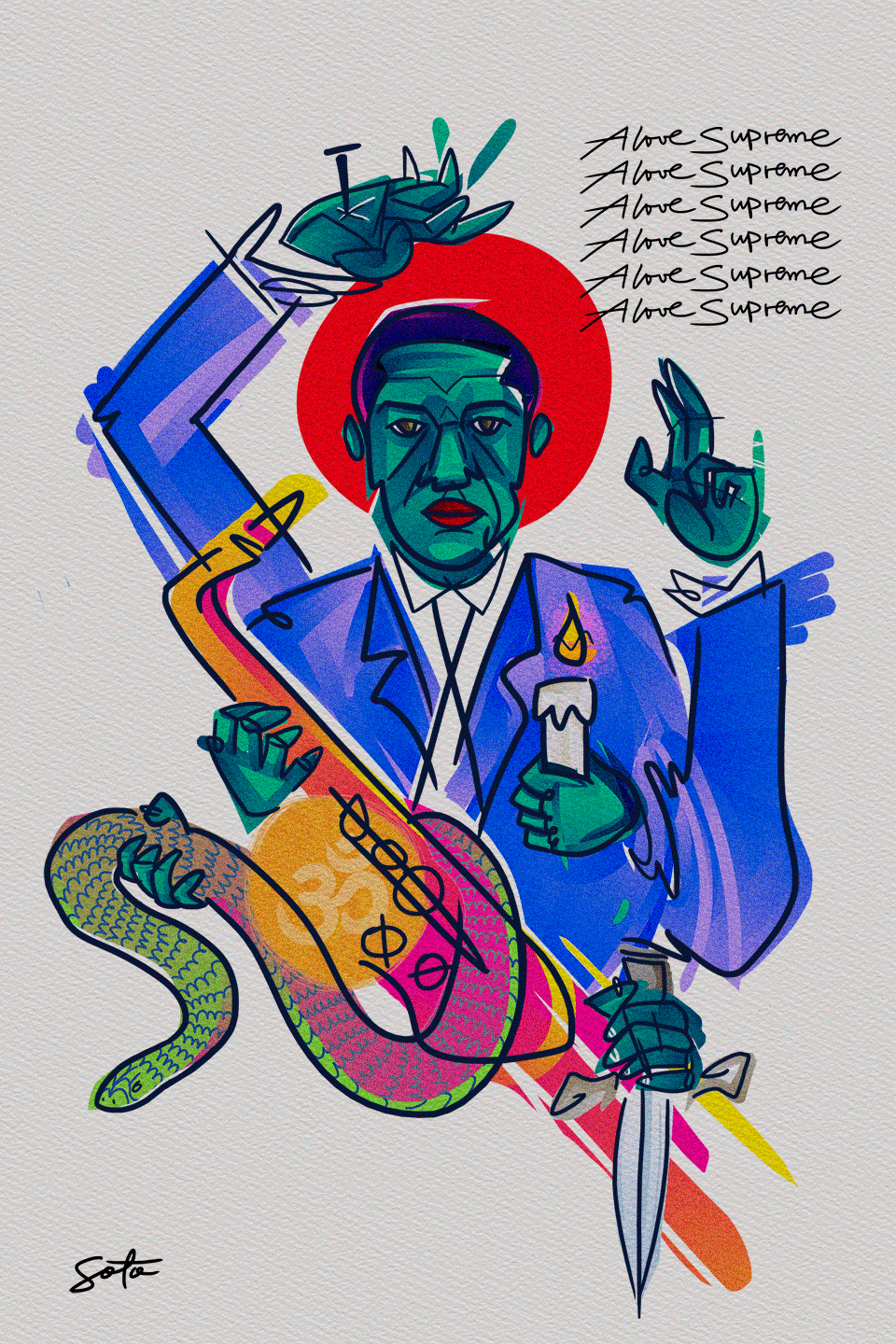 A Love Supreme — Ilustración digital